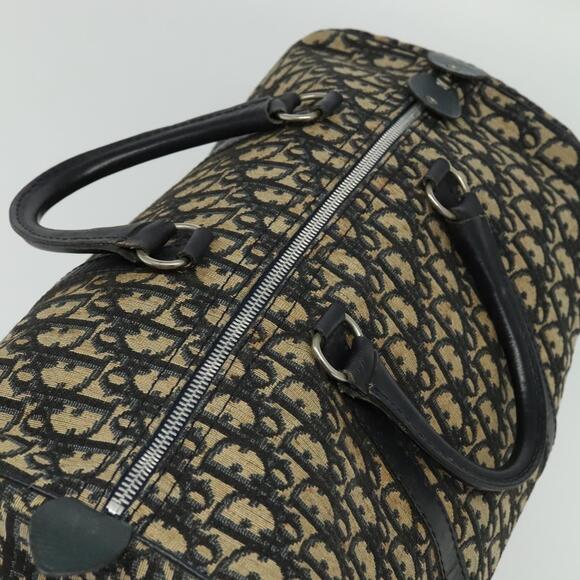 DIOR Trotter Canvas Boston Bag Navy Silver - Picture 6 of 12